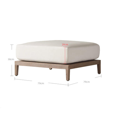 Bruce Leisure Teak Ottoman-1